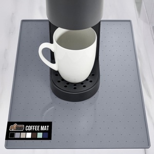 image:imageGORILLA GRIP Silicone Coffee Mat Espresso Bar Essentials 115x185 BlackGray
