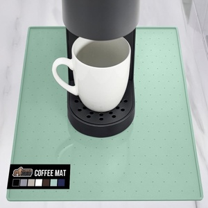 image:imageGORILLA GRIP Silicone Coffee Mat Espresso Bar Essentials 115x185 BlackMint