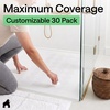 image:imageGorilla Grip Shower and Bathtub Stickers 30PC Clear Bath Tub Floor StripsClear