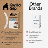 image:imageGorilla Grip Shower and Bathtub Stickers 30PC Clear Bath Tub Floor StripsClear