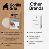 image:imageGorilla Grip Shower and Bathtub Stickers 30PC Clear Bath Tub Floor StripsClear