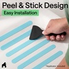 image:imageGorilla Grip Shower and Bathtub Stickers 30PC Clear Bath Tub Floor StripsLight Blue
