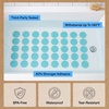 image:imageGorilla Grip Shower and Bathtub Stickers 30PC Clear Bath Tub Floor StripsLight Blue