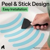 image:imageGorilla Grip Shower and Bathtub Stickers 30PC Clear Bath Tub Floor StripsLight Blue
