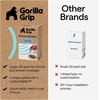 image:imageGorilla Grip Shower and Bathtub Stickers 30PC Clear Bath Tub Floor StripsLight Blue