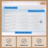image:imageGorilla Grip Shower and Bathtub Stickers 30PC Clear Bath Tub Floor StripsWhite