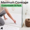 image:imageGorilla Grip Shower and Bathtub Stickers 30PC Clear Bath Tub Floor StripsWhite