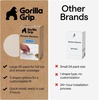 image:imageGorilla Grip Shower and Bathtub Stickers 30PC Clear Bath Tub Floor StripsWhite