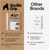 image:imageGorilla Grip Shower and Bathtub Stickers 30PC Clear Bath Tub Floor StripsWhite