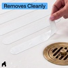 image:imageGorilla Grip Shower and Bathtub Stickers 30PC Clear Bath Tub Floor StripsWhite