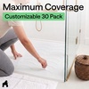 image:imageGorilla Grip Shower and Bathtub Stickers 30PC Clear Bath Tub Floor StripsWhite