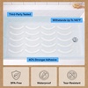 image:imageGorilla Grip Shower and Bathtub Stickers 30PC Clear Bath Tub Floor StripsWhite