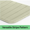 image:imageGORILLA GRIP Absorbent Memory Foam Bath and Shower Mat 24x17 GrayStriped Sage