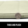 image:imageGORILLA GRIP Absorbent Memory Foam Bath and Shower Mat 24x17 GrayStriped Sage