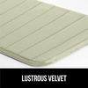 image:imageGORILLA GRIP Absorbent Memory Foam Bath and Shower Mat 24x17 GrayStriped Sage