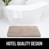 image:imageGORILLA GRIP Bathroom Rugs Absorbent Thick Plush Bath Mat 24x17 IvoryBeige