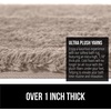 image:imageGORILLA GRIP Bathroom Rugs Absorbent Thick Plush Bath Mat 24x17 IvoryBeige