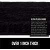 image:imageGORILLA GRIP Bathroom Rugs Absorbent Thick Plush Bath Mat 24x17 IvoryBlack