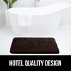image:imageGORILLA GRIP Bathroom Rugs Absorbent Thick Plush Bath Mat 24x17 IvoryBrown