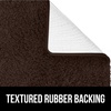 image:imageGORILLA GRIP Bathroom Rugs Absorbent Thick Plush Bath Mat 24x17 IvoryBrown