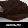 image:imageGORILLA GRIP Bathroom Rugs Absorbent Thick Plush Bath Mat 24x17 IvoryBrown