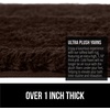 image:imageGORILLA GRIP Bathroom Rugs Absorbent Thick Plush Bath Mat 24x17 IvoryBrown