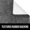image:imageGORILLA GRIP Bathroom Rugs Absorbent Thick Plush Bath Mat 24x17 IvoryCharcoal