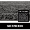 image:imageGORILLA GRIP Bathroom Rugs Absorbent Thick Plush Bath Mat 24x17 IvoryCharcoal