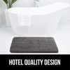 image:imageGORILLA GRIP Bathroom Rugs Absorbent Thick Plush Bath Mat 24x17 IvoryGrey