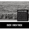 image:imageGORILLA GRIP Bathroom Rugs Absorbent Thick Plush Bath Mat 24x17 IvoryGrey