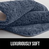 image:imageGORILLA GRIP Bathroom Rugs Absorbent Thick Plush Bath Mat 24x17 IvoryIndigo