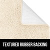 image:imageGORILLA GRIP Bathroom Rugs Absorbent Thick Plush Bath Mat 24x17 IvoryIvory
