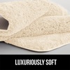 image:imageGORILLA GRIP Bathroom Rugs Absorbent Thick Plush Bath Mat 24x17 IvoryIvory