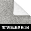 image:imageGORILLA GRIP Bathroom Rugs Absorbent Thick Plush Bath Mat 24x17 IvoryLight Gray