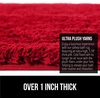 image:imageGORILLA GRIP Bathroom Rugs Absorbent Thick Plush Bath Mat 24x17 IvoryRed