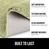 image:imageGORILLA GRIP Bathroom Rugs Absorbent Thick Plush Bath Mat 24x17 IvorySage