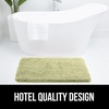 image:imageGORILLA GRIP Bathroom Rugs Absorbent Thick Plush Bath Mat 24x17 IvorySage