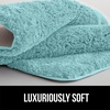 image:imageGORILLA GRIP Bathroom Rugs Absorbent Thick Plush Bath Mat 24x17 IvorySpa Blue