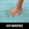 image:imageGORILLA GRIP Bathroom Rugs Absorbent Thick Plush Bath Mat 24x17 IvorySpa Blue