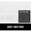 image:imageGORILLA GRIP Bathroom Rugs Absorbent Thick Plush Bath Mat 24x17 IvoryWhite