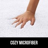 image:imageGORILLA GRIP Bathroom Rugs Absorbent Thick Plush Bath Mat 24x17 IvoryWhite