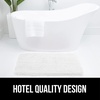 image:imageGORILLA GRIP Bathroom Rugs Absorbent Thick Plush Bath Mat 24x17 IvoryWhite