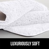 image:imageGORILLA GRIP Bathroom Rugs Absorbent Thick Plush Bath Mat 24x17 IvoryWhite