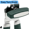 image:imageGORILLA GRIP Stainless Steel Manual Can Opener AlmondHunter Green