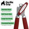 image:imageGORILLA GRIP Stainless Steel Manual Can Opener AlmondRed
