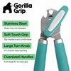 image:imageGORILLA GRIP Stainless Steel Manual Can Opener AlmondTurquoise