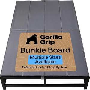 image:imageGORILLA GRIP Bunkie Board Patented Design Under Mattress Support TwinQueen 80 x 60